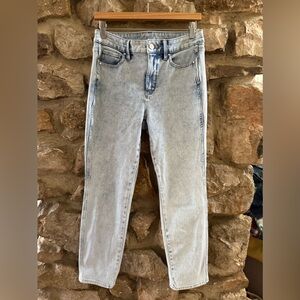 White House black market jeans size 4 straight high rise